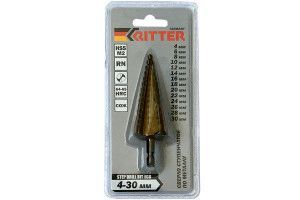 Сверло Ritter ступенчатое по металлу(4-30)